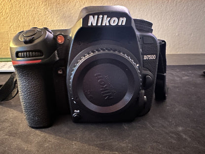 Nikon D7500 20.9MP Digital SLR Camera - Black (Body Only)