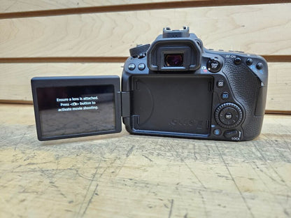 Canon EOS 80D with Canon Zoom Lens 18-55mm & 55-250mm & Accessories