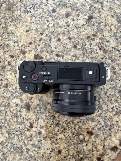 Sony ZV-E10 Mirrorless Camera with 16-50mm Lens (Black)