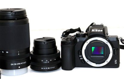 Nikon Z 50 20.9MP with 16-50mm + 50-250mm Lenses Kit Mirrorless Camera