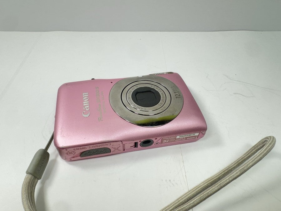 Canon PowerShot SD1300 IS Digital ELPH 12.1MP 4x Wide Zoom Camera W/ SD -TESTED