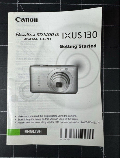 Canon PowerShot SD1400 IS Orange 14.1MP 4x Zoom Compact Digital Camera