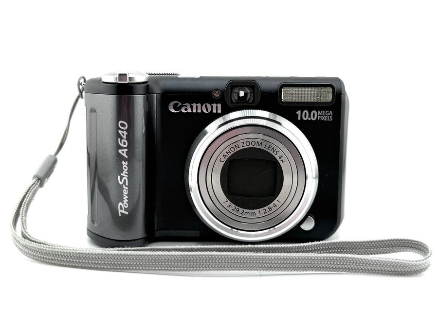 Canon PowerShot A640 Digital Camera Gray 10MP 4x Zoom