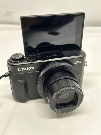 Canon PowerShot G7 X Mark II 20.1MP Compact Digital Point and Shoot Camera Black