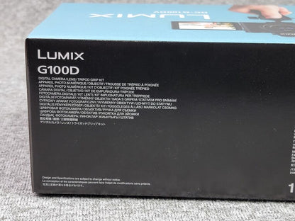 Panasonic LUMIX G100 4k Mirrorless Camera, Micro Four Thirds, 12-32mm Lens, Grip