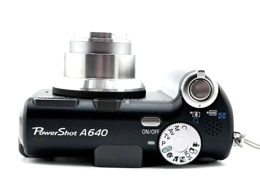 Canon PowerShot A640 Digital Camera Gray 10MP 4x Zoom