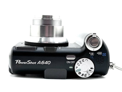 Canon PowerShot A640 Digital Camera Gray 10MP 4x Zoom
