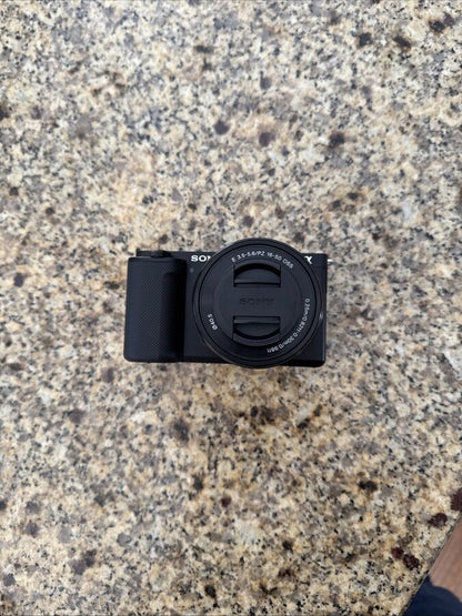 Sony ZV-E10 Mirrorless Camera with 16-50mm Lens (Black)
