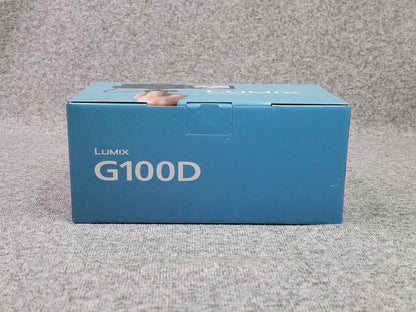 Panasonic LUMIX G100 4k Mirrorless Camera, Micro Four Thirds, 12-32mm Lens, Grip