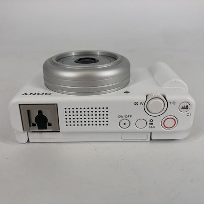 Sony Digital Camera ZV-1F 20.1MP - Excellent Condition w/ Battery + Case