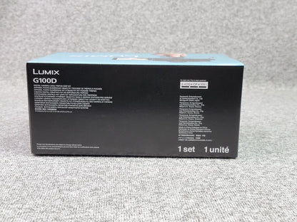 Panasonic LUMIX G100 4k Mirrorless Camera, Micro Four Thirds, 12-32mm Lens, Grip