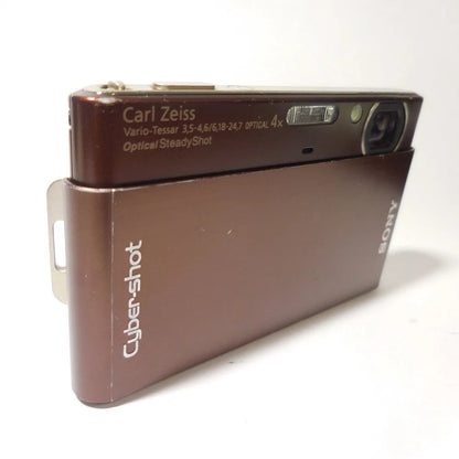 🍫 CHOCOLATE LUXE // Sony Cyber-shot DSC-T77 [Rare Brown] 🎞️ Pocket Cam