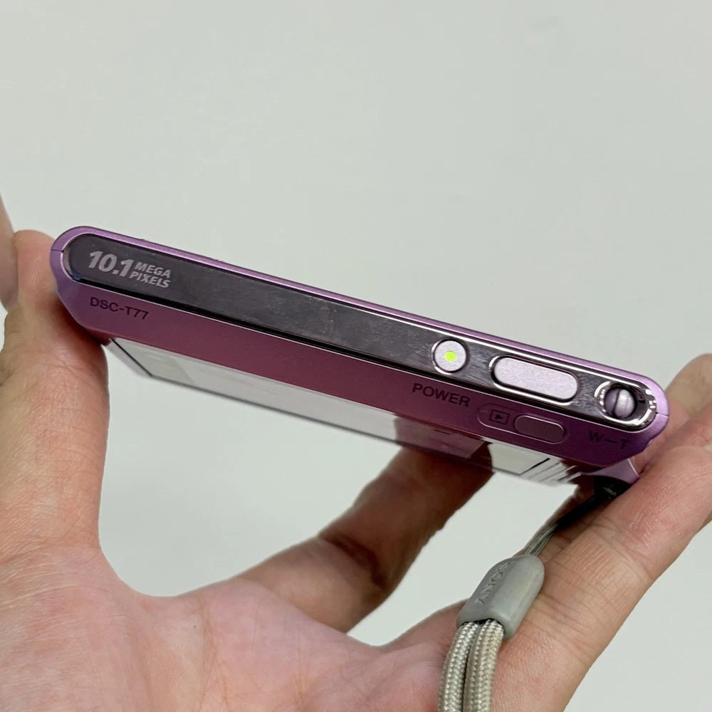 🎀 RARE PINK [Sony Cyber-shot DSC-T77] // Y2K "It-Girl" Cam ✨ English Menu