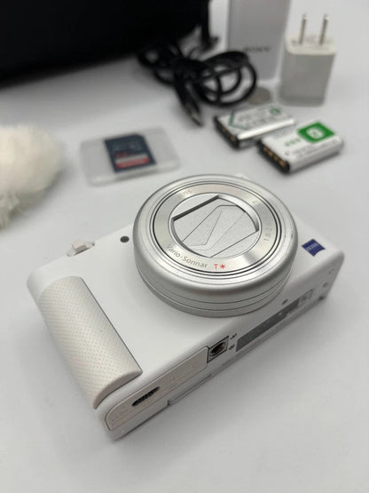 🎥 ULTIMATE VLOG SET // White Sony ZV-1 + Wireless Grip [Boxed & MINT] 💎