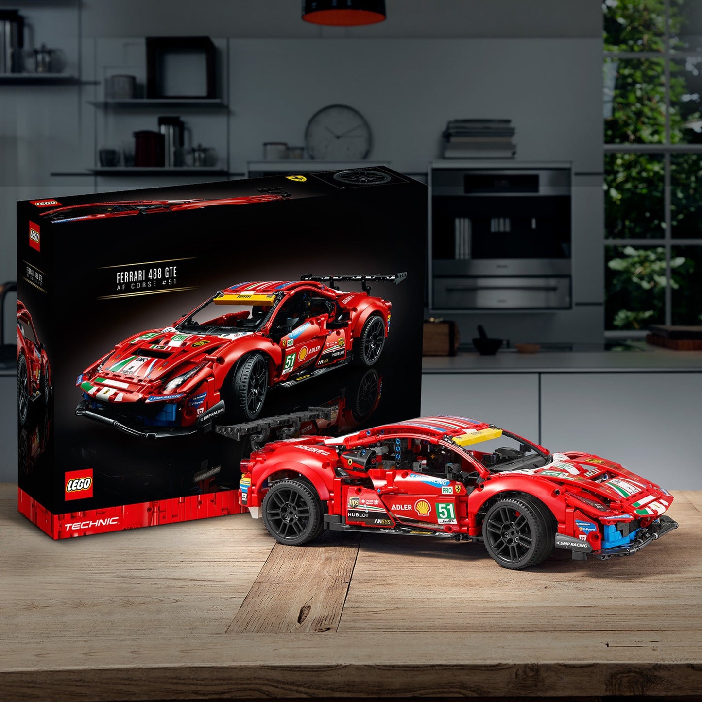 LEGO® Technic™ Ferrari 488 GTE “AF Corse #51”